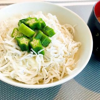 ★朝食★釜揚げしらす丼